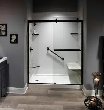 Affordable high-quality bath and shower installation in Milwaukee, WI by Empire Home Remodeling