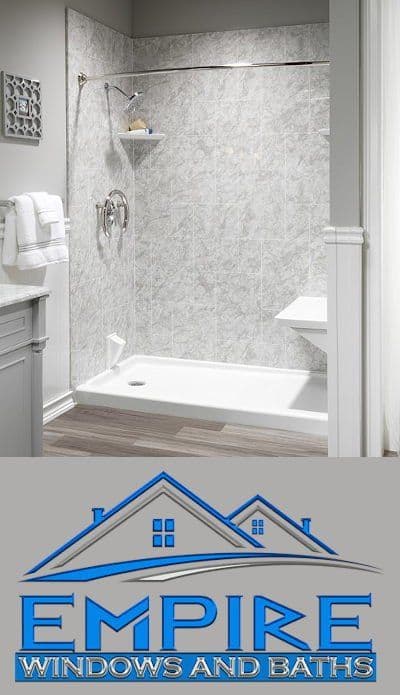 Bath and shower remodel in Waukesha, WI home by Empire Home Remodeling