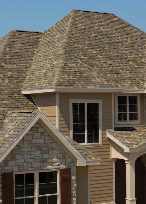 Home with new windows and doors installed by Empire Home Remodeling, featuring $0 payment, 0% interest financing options