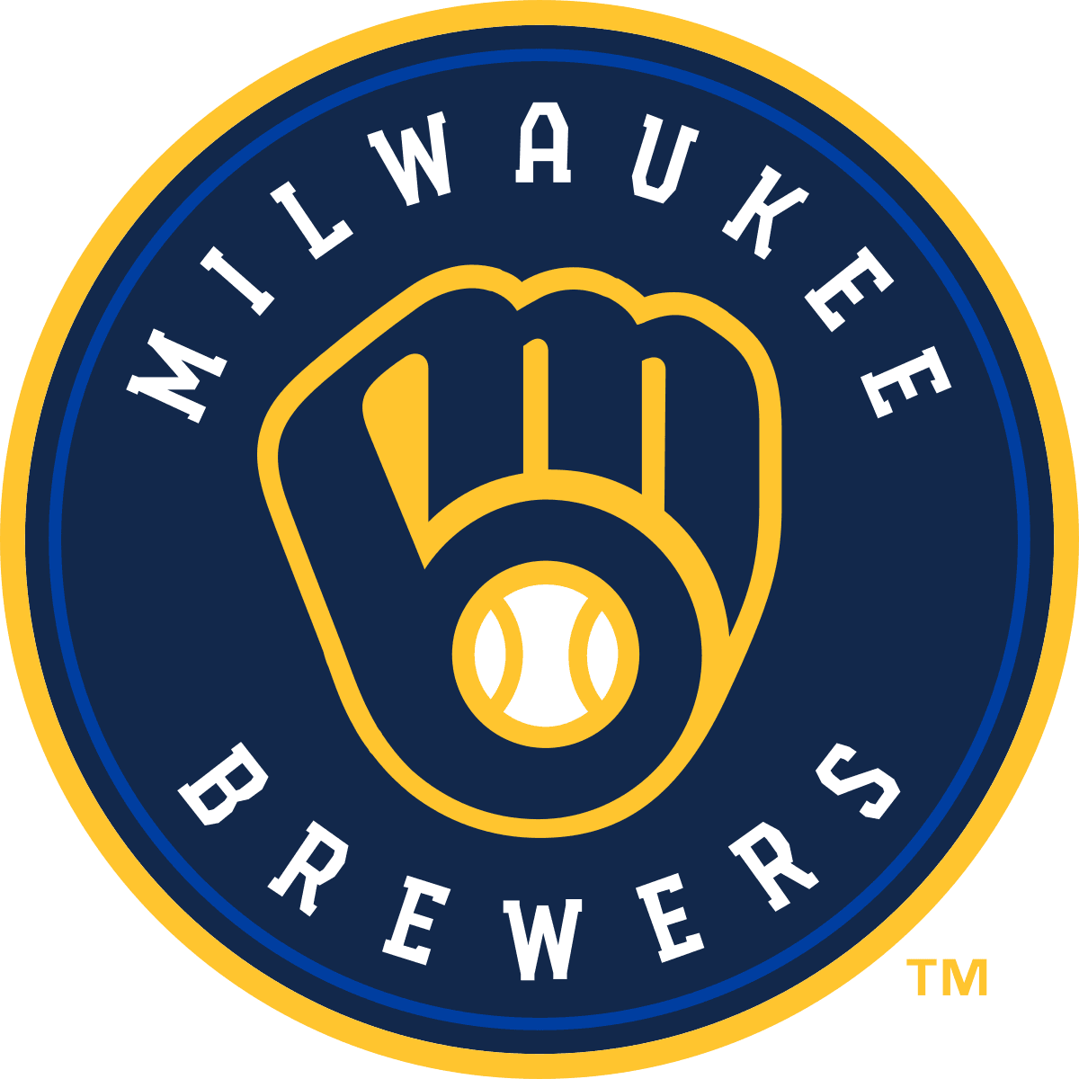 Milwaukee Brewers logo promoting VIP suite sweepstakes partnership with Empire Home Remodeling