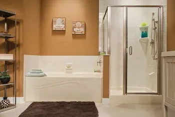 Bathtub replacement in Milwaukee, WI home by Empire Home Remodeling, improving bathroom style and functionality