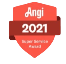 Empire Home Remodeling Angi’s List Super Service Award 2021 logo celebrating top-rated home remodeling services in Milwaukee, WI